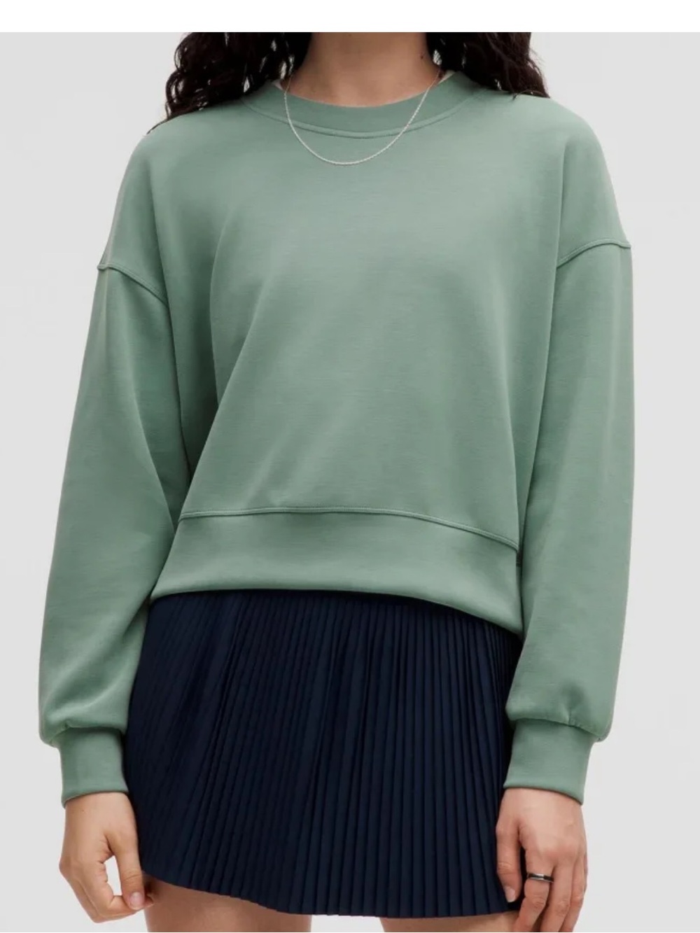 Lululemon Perfectly Oversized Crop Crew Softstreme Sweatshirt